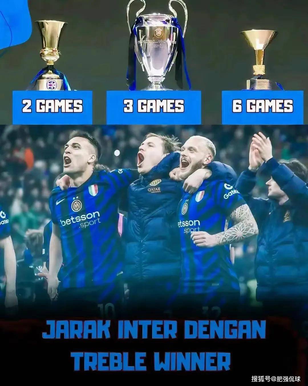 国米本赛季已经成功，无关乎奖杯数量！